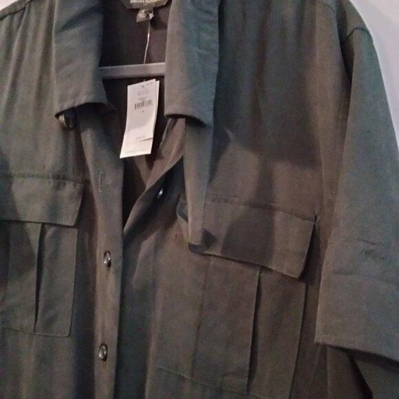 Black Tencel jumpsuit. Size Large. - Picture 3 of 4